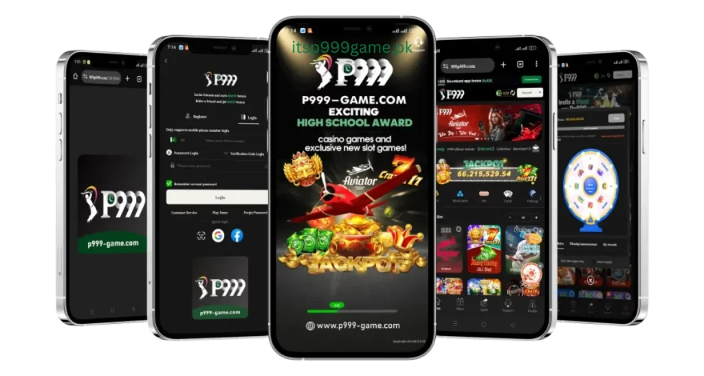 p999 game interface showing gameplay options and user dashboard